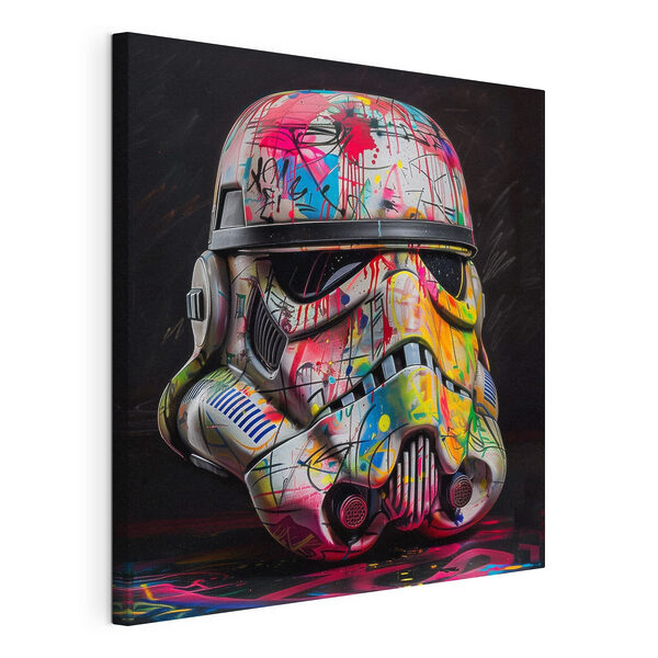 Casque coloré de soldat de la tempête Tableaux Casque coloré de soldat de la tempête