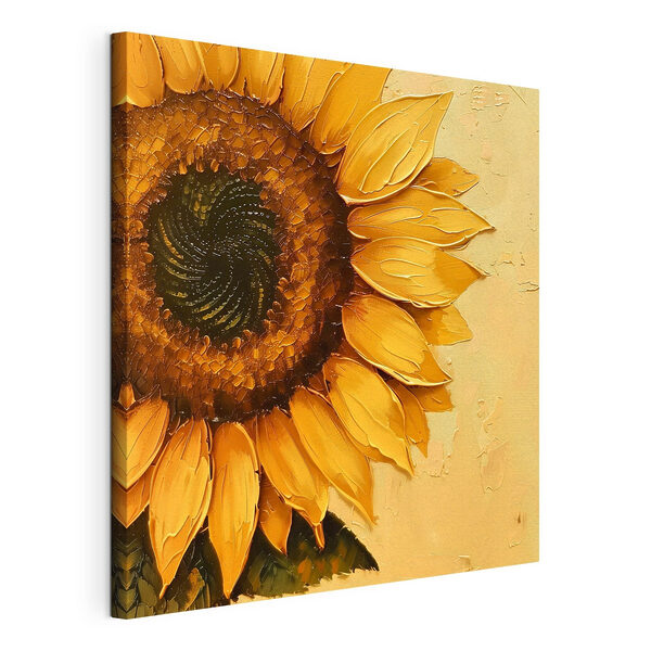 Peinture d'un tournesol Tableaux Peinture d'un tournesol