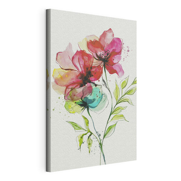 Tableaux Peinture de fleurs et de feuilles (UGS : s39767) Tableaux Tableaux Peinture de fleurs et de feuilles (UGS : s39767)