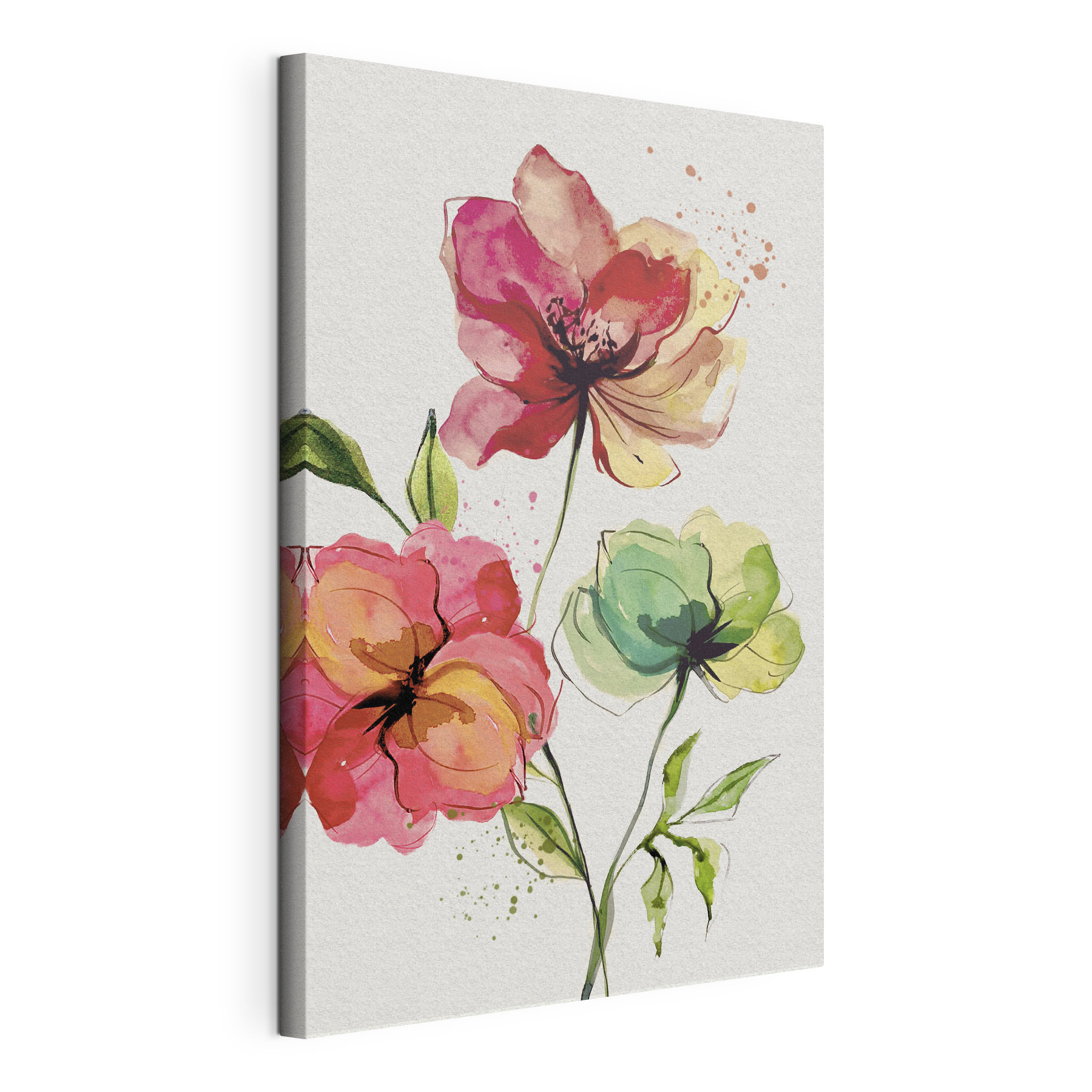 Watercolor painting of flowers Watercolor painting of flowers