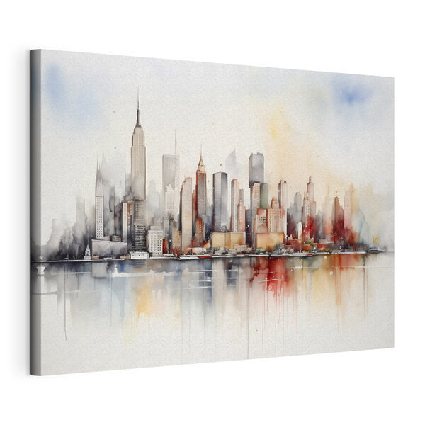 Tableaux Aquarelle d'une ville (UGS : s39828) Tableaux Tableaux Aquarelle d'une ville (UGS : s39828)