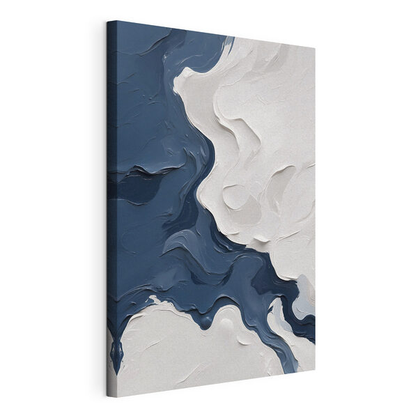 Blue and white paint Blue and white paint