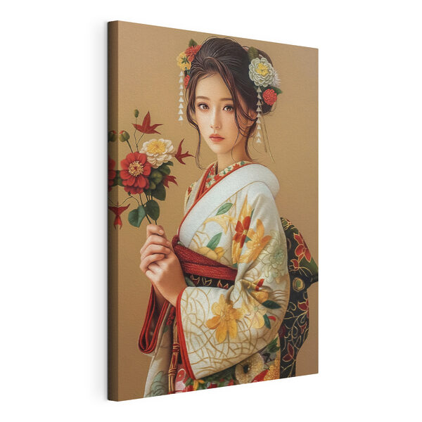 Tableaux Femme tenant des fleurs dans ses cheveux (UGS : s40108) Tableaux Tableaux Femme tenant des fleurs dans ses cheveux (UGS : s40108)