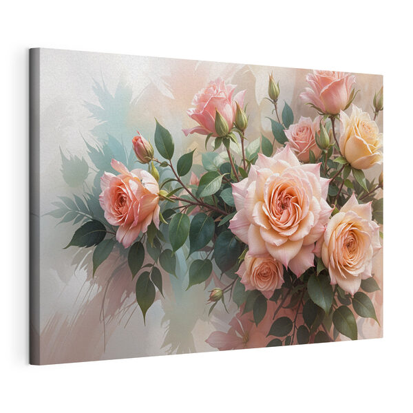Groupe de roses roses Tableaux Groupe de roses roses
