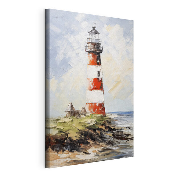 Tableaux Peinture d'un phare (UGS : s40223) Tableaux Tableaux Peinture d'un phare (UGS : s40223)