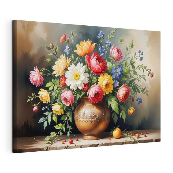 Tableaux Peinture de fleurs dans un vase (UGS : s40395) Tableaux Tableaux Peinture de fleurs dans un vase (UGS : s40395)