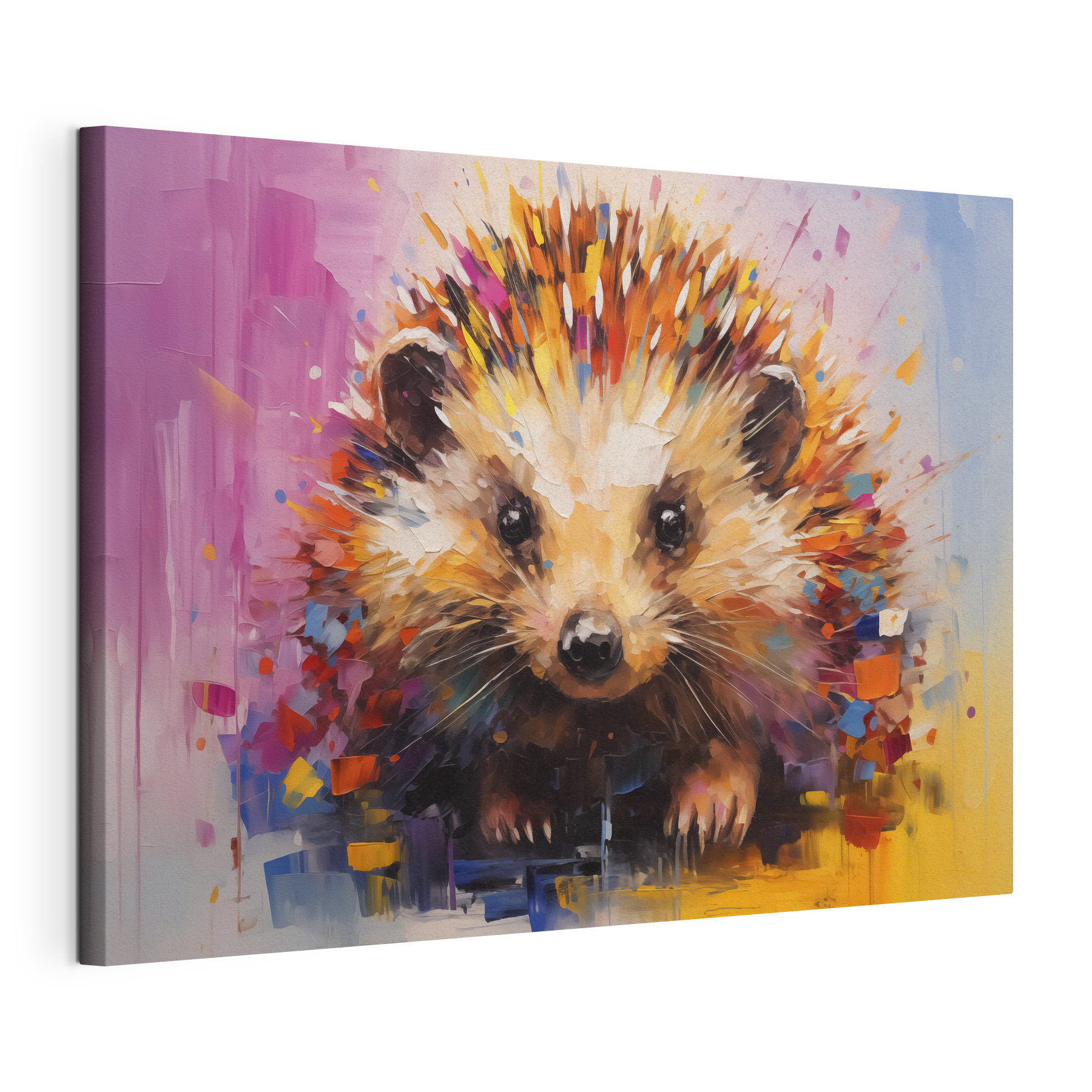 Painting of a hedgehog Painting of a hedgehog