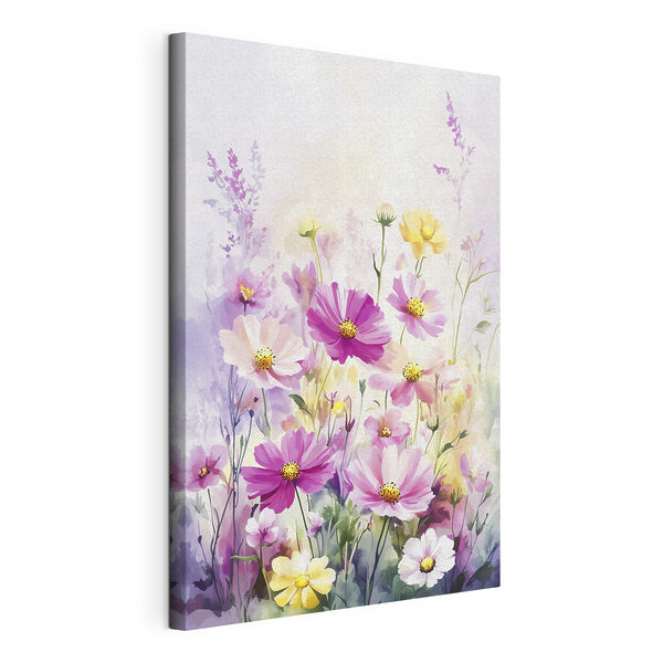 Peinture de fleurs dans un champ Tableaux Peinture de fleurs dans un champ