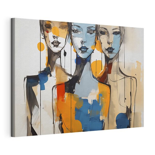Tableaux Peinture de visages de femmes (UGS : s40746) Tableaux Tableaux Peinture de visages de femmes (UGS : s40746)