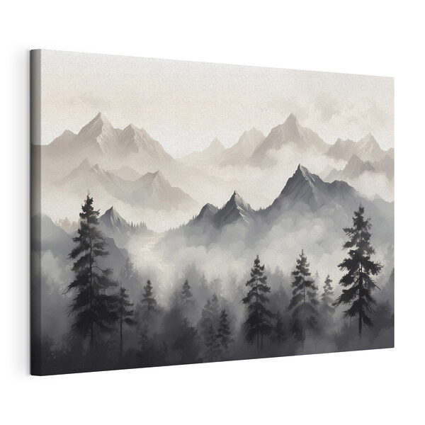 Tableaux Paysage de montagnes et d'arbres (UGS : s40866) Tableaux Tableaux Paysage de montagnes et d'arbres (UGS : s40866)