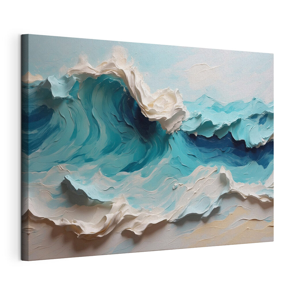 Painting of a wave Painting of a wave