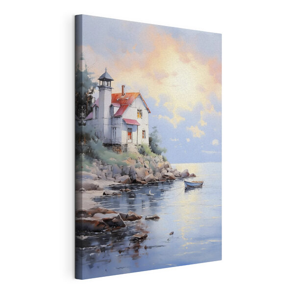 Tableaux Maison sur un rivage rocheux (UGS : s41010) Tableaux Tableaux Maison sur un rivage rocheux (UGS : s41010)