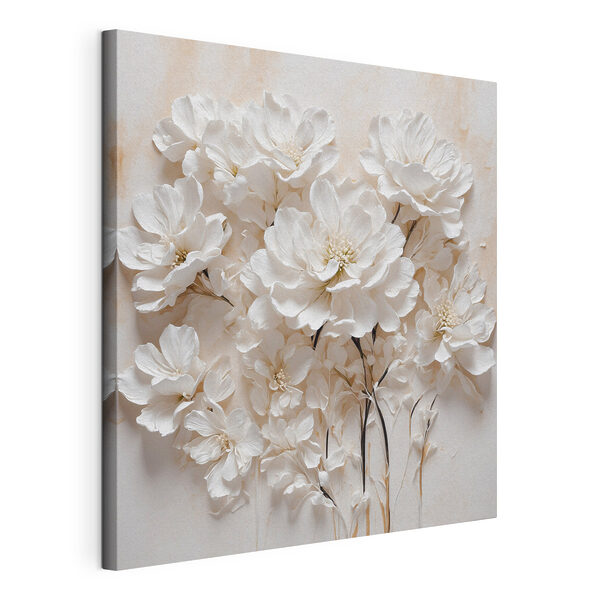 Groupe de fleurs blanches Tableaux Groupe de fleurs blanches