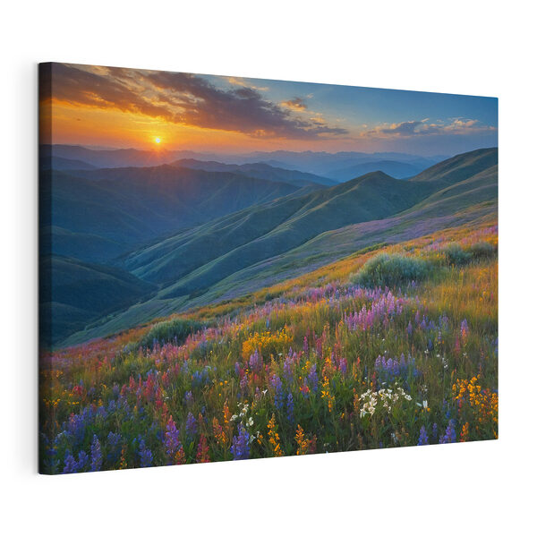 Tableaux Champ de fleurs sur une montagne (UGS : s41048) Tableaux Tableaux Champ de fleurs sur une montagne (UGS : s41048)