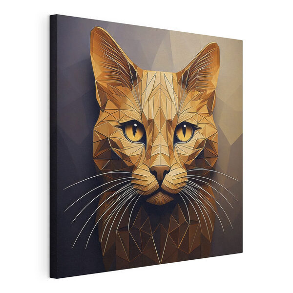 Tableaux Chat avec un design low poly (UGS : s41409) Tableaux Tableaux Chat avec un design low poly (UGS : s41409)