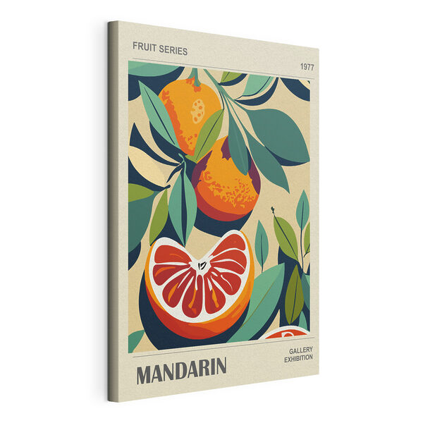 Tableaux Un poster d'oranges et de feuilles (UGS : s36632) Tableaux Tableaux Un poster d'oranges et de feuilles (UGS : s36632)