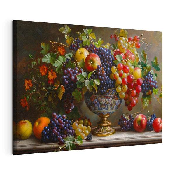 Une peinture de fruits dans un vase Tableaux Une peinture de fruits dans un vase
