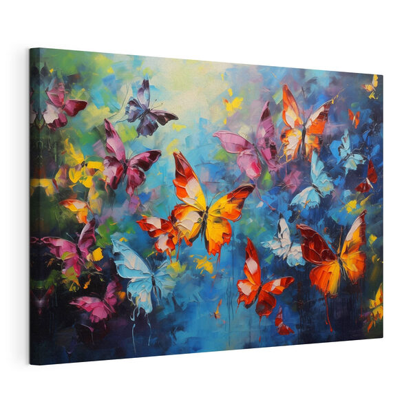 Tableaux Peinture de papillons en vol (UGS : s41556) Tableaux Tableaux Peinture de papillons en vol (UGS : s41556)