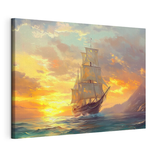 Navire dans l'océan Tableaux Navire dans l'océan