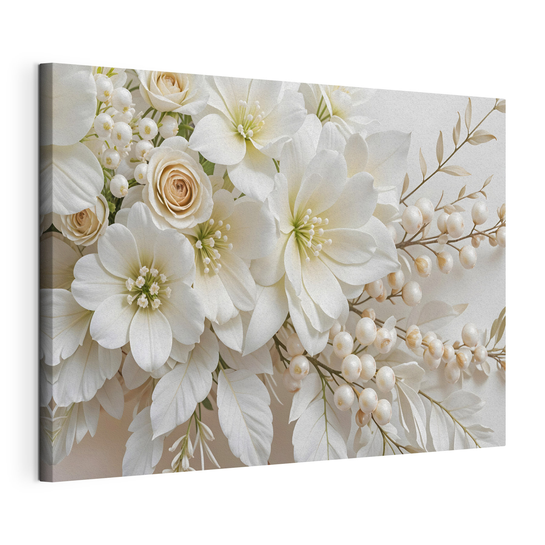 Elegant bouquet of soft white blooms Elegant bouquet of soft white blooms