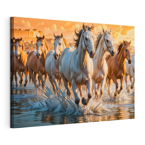 Tableaux Groupe de chevaux courant dans l'eau (UGS : s41740) Tableaux Tableaux Groupe de chevaux courant dans l'eau (UGS : s41740)