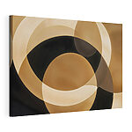 Tableaux Cercles abstraits sur fond sombre