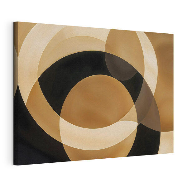 Cercles abstraits sur fond sombre Tableaux Cercles abstraits sur fond sombre