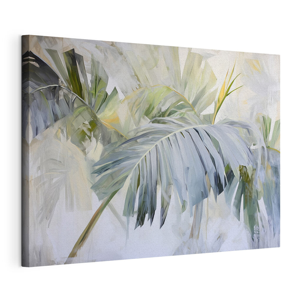 Painting of palm leaves Painting of palm leaves