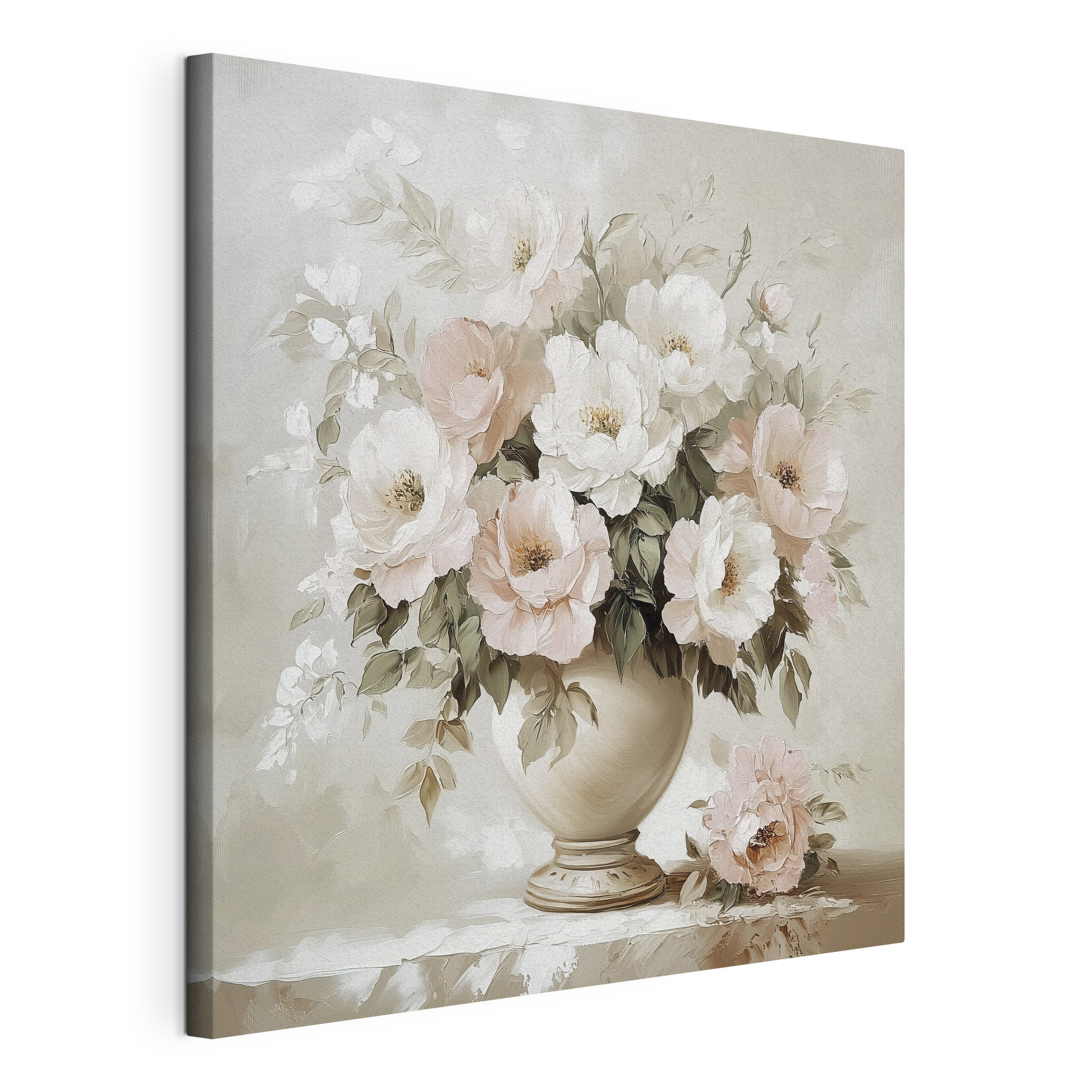 Painting of flowers in a vase Painting of flowers in a vase