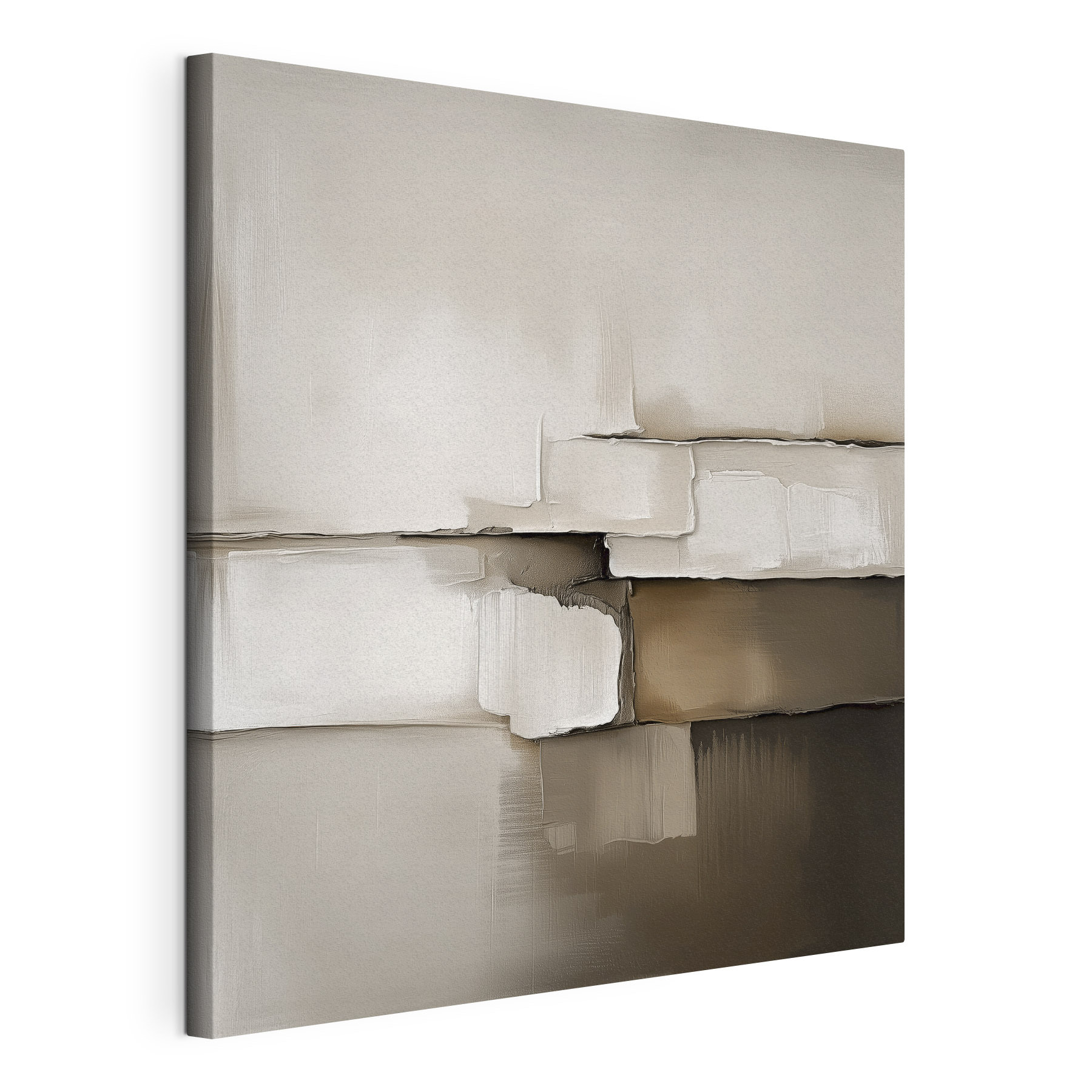 Abstract layers of neutral tones