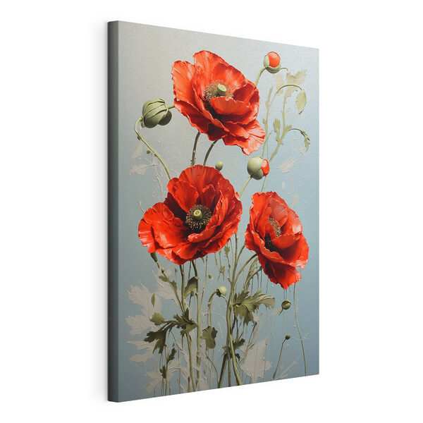 Tableaux Des coquelicots d'un rouge éclatant en fleurs (UGS : s41773) Tableaux Tableaux Des coquelicots d'un rouge éclatant en fleurs (UGS : s41773)