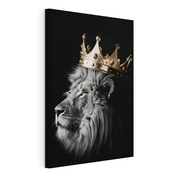 Tableaux Lion portant une couronne (UGS : s42096) Tableaux Tableaux Lion portant une couronne (UGS : s42096)