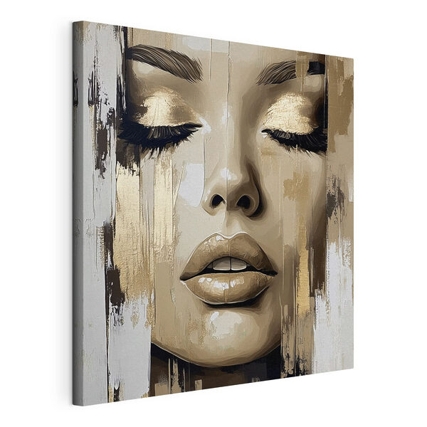 Peinture d'un visage de femme Tableaux Peinture d'un visage de femme