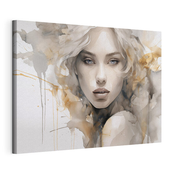 Tableaux Visage de femme avec une éclaboussure de peinture (UGS : s42928) Tableaux Tableaux Visage de femme avec une éclaboussure de peinture (UGS : s42928)