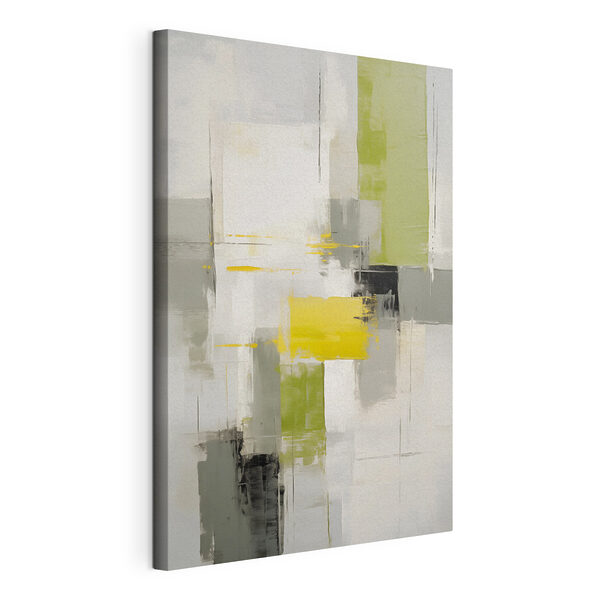 Tableaux Peinture d'un art gris et jaune (UGS : s43149) Tableaux Tableaux Peinture d'un art gris et jaune (UGS : s43149)