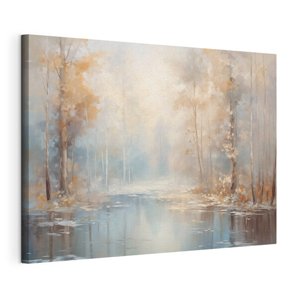 Tableaux Eau avec arbres et feuilles (UGS : s43167) Tableaux Tableaux Eau avec arbres et feuilles (UGS : s43167)