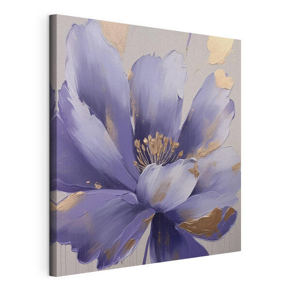Tableaux Peinture d'une fleur violette (UGS : s43076) Tableaux Tableaux Peinture d'une fleur violette (UGS : s43076)