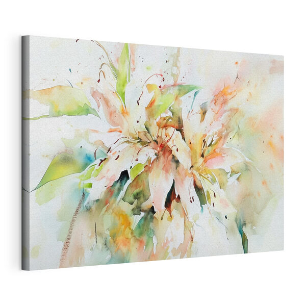 Tableaux Peinture de fleurs sur une surface blanche (UGS : s43298) Tableaux Tableaux Peinture de fleurs sur une surface blanche (UGS : s43298)