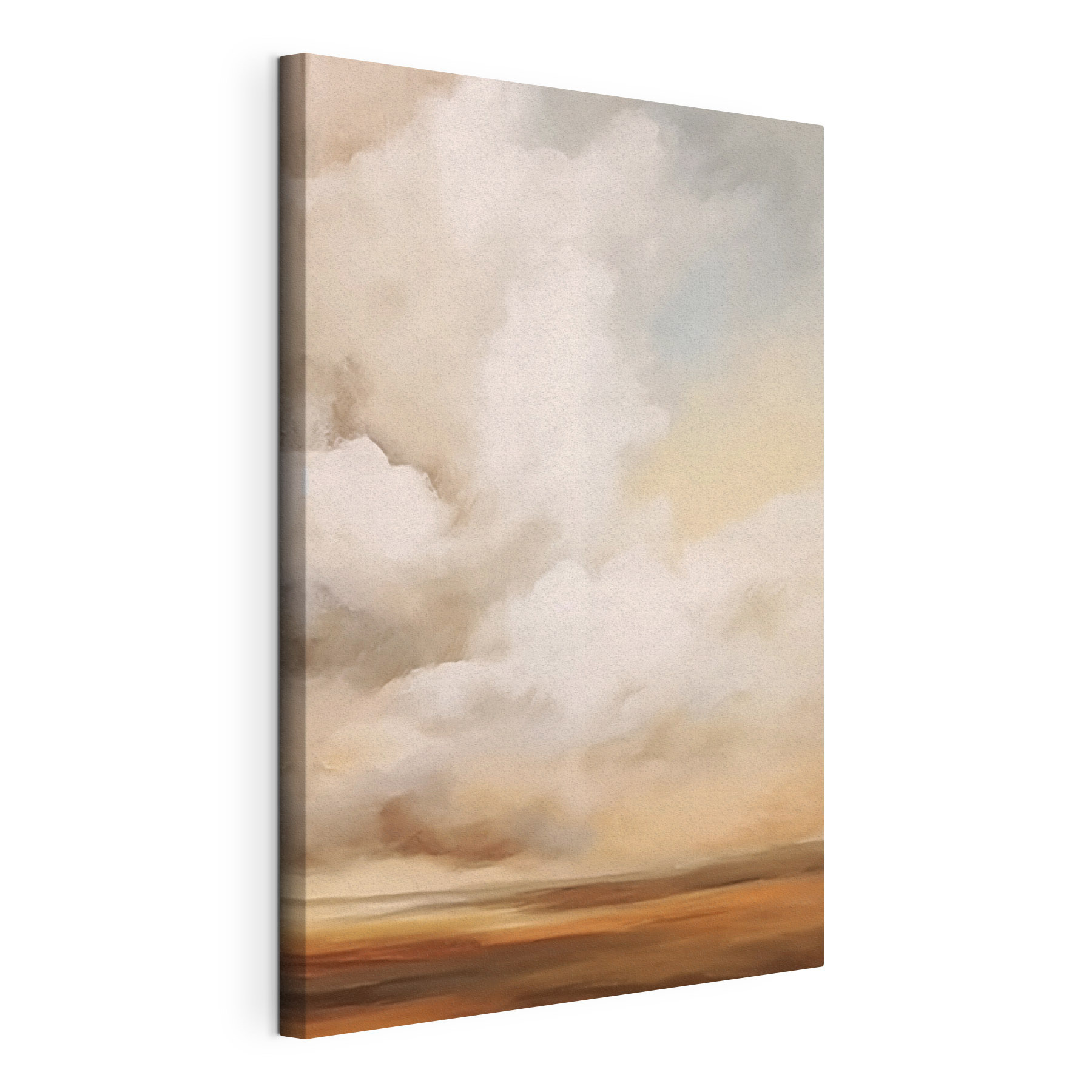 Serene clouds over tranquil landscape