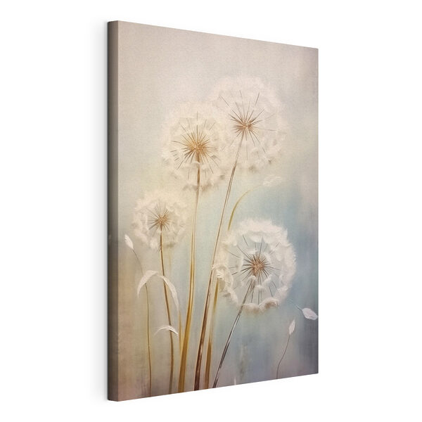 Canvas prints Painting of dandelions Tableaux Canvas prints Painting of dandelions