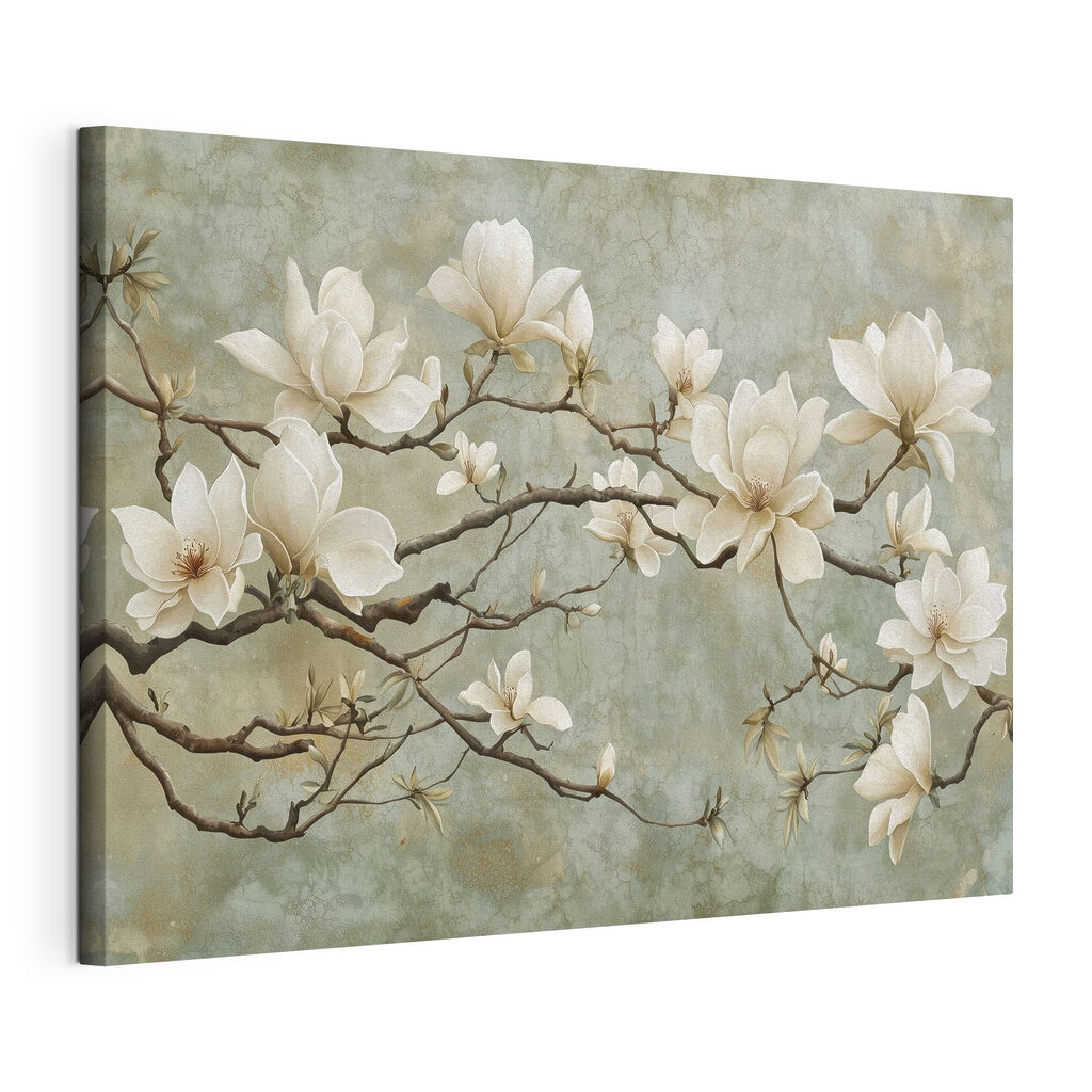 White flowers on a branch
