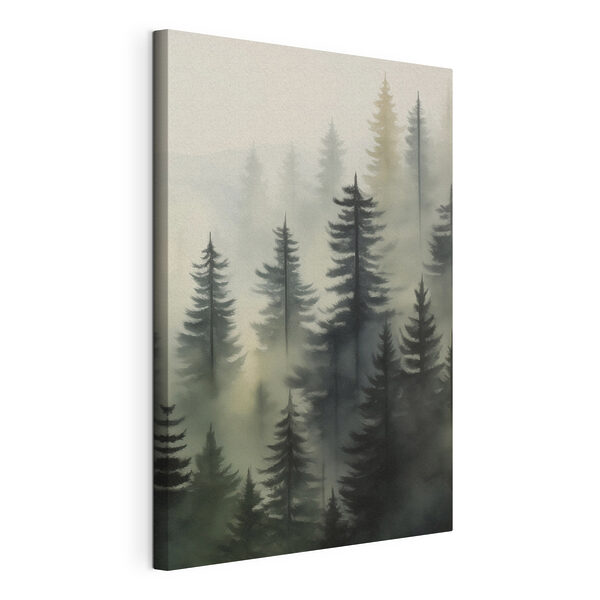 Tableaux Forêt brumeuse avec des arbres (UGS : s43573) Tableaux Tableaux Forêt brumeuse avec des arbres (UGS : s43573)