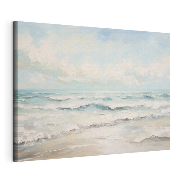 Tableaux Peinture de vagues sur une plage (UGS : s43552) Tableaux Tableaux Peinture de vagues sur une plage (UGS : s43552)