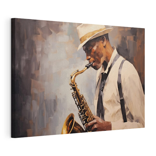 Tableaux Homme jouant du saxophone