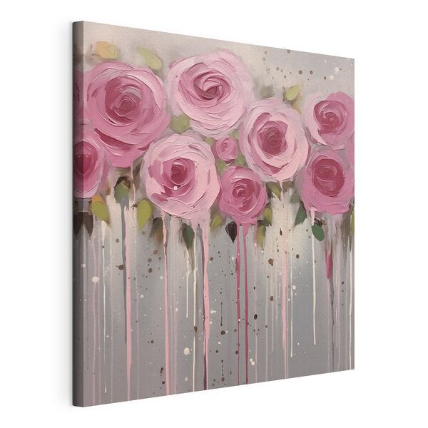 Tableaux Peinture de fleurs roses (UGS : s43930) Tableaux Tableaux Peinture de fleurs roses (UGS : s43930)