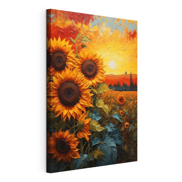 Tableaux Peinture de tournesols dans un champ (UGS : s43460) Tableaux Tableaux Peinture de tournesols dans un champ (UGS : s43460)