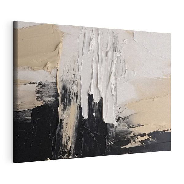 Tableaux Peinture blanche et noire sur une surface blanche (UGS : s43974) Tableaux Tableaux Peinture blanche et noire sur une surface blanche (UGS : s43974)