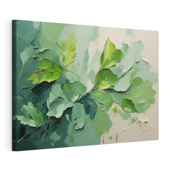 Tableaux Peinture de feuilles sur un mur (UGS : s44075) Tableaux Tableaux Peinture de feuilles sur un mur (UGS : s44075)