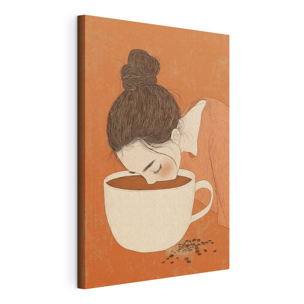 Woman drinking from a cup Woman drinking from a cup