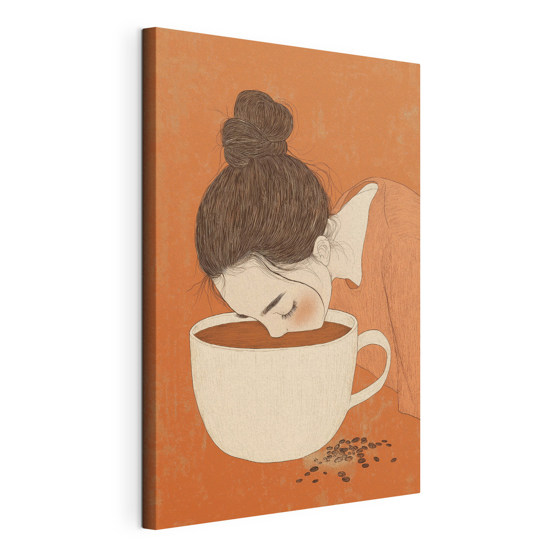 Woman drinking from a cup Woman drinking from a cup